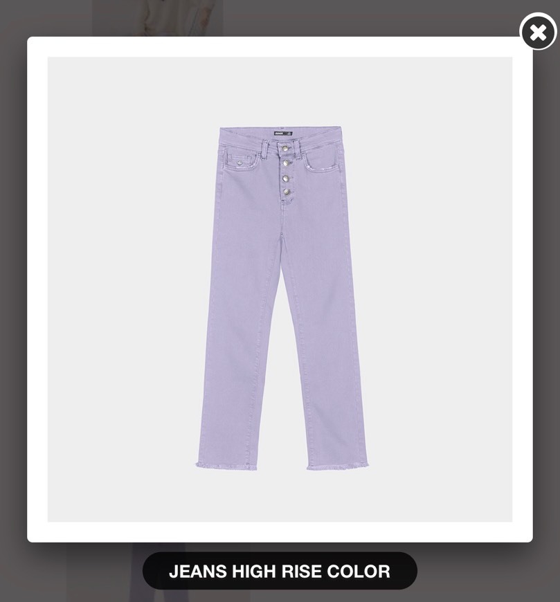 JEANS HIGH RISE COLOR