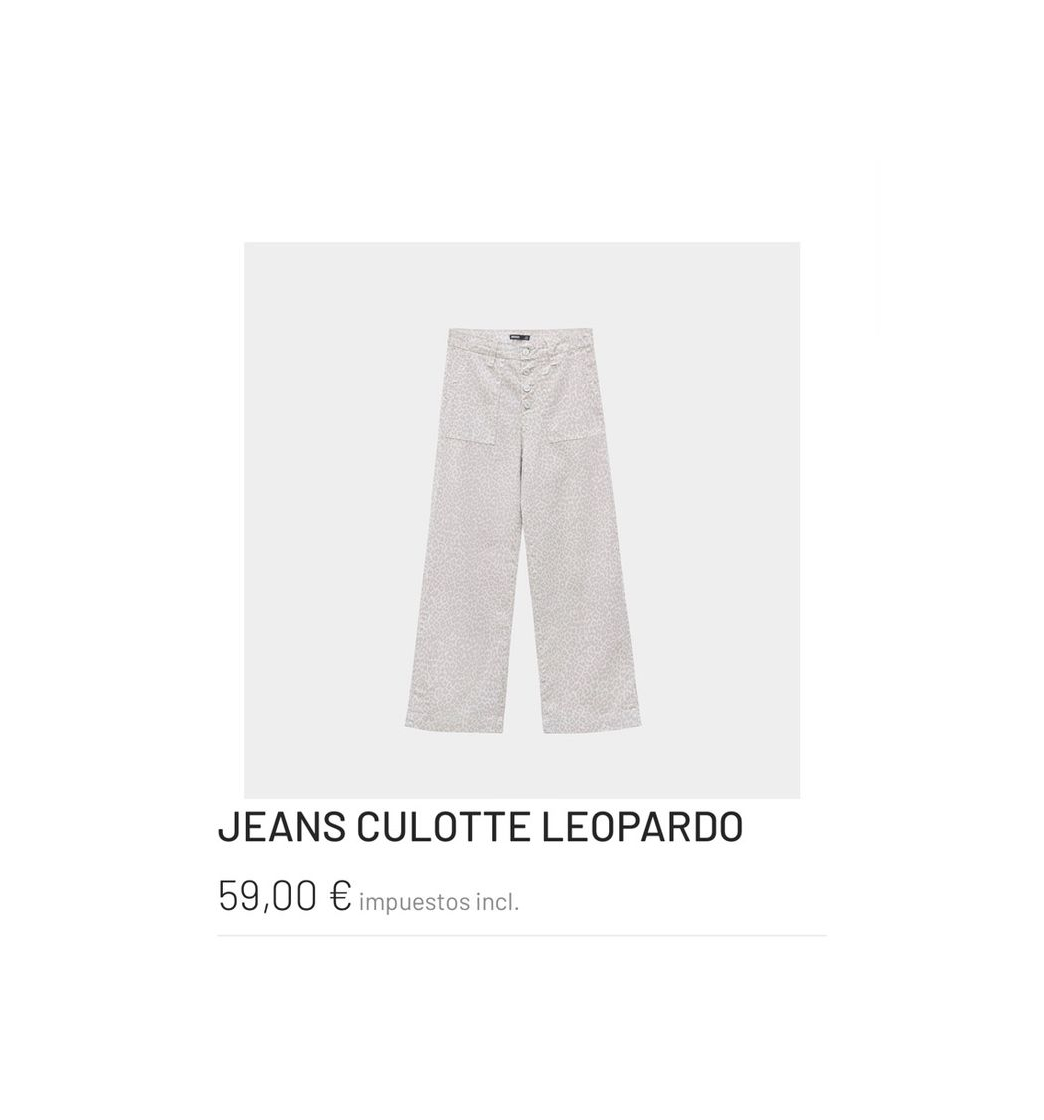 Product JEANS CULOTTE LEOPARDO