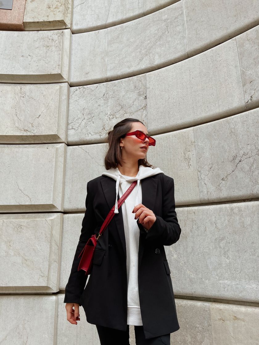 Social Blazer fluida botones