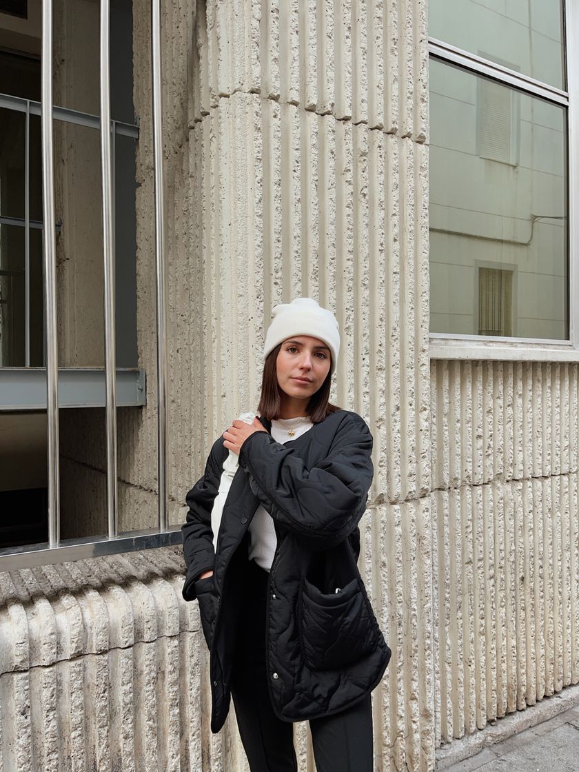 Social Cazadora acolchada efecto nylon 
