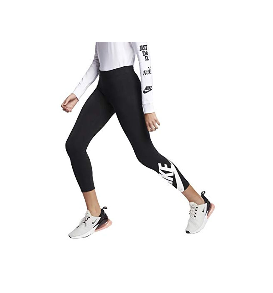 Fitness Nike W NSW Legasee Lggng 7/8 Futura Mallas, Mujer, Negro