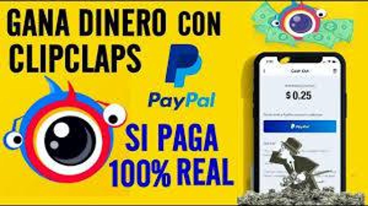 Fashion GANAR DINERO REAL EN CLIPCLAPS 100%Más comprobante de PAGO🤑