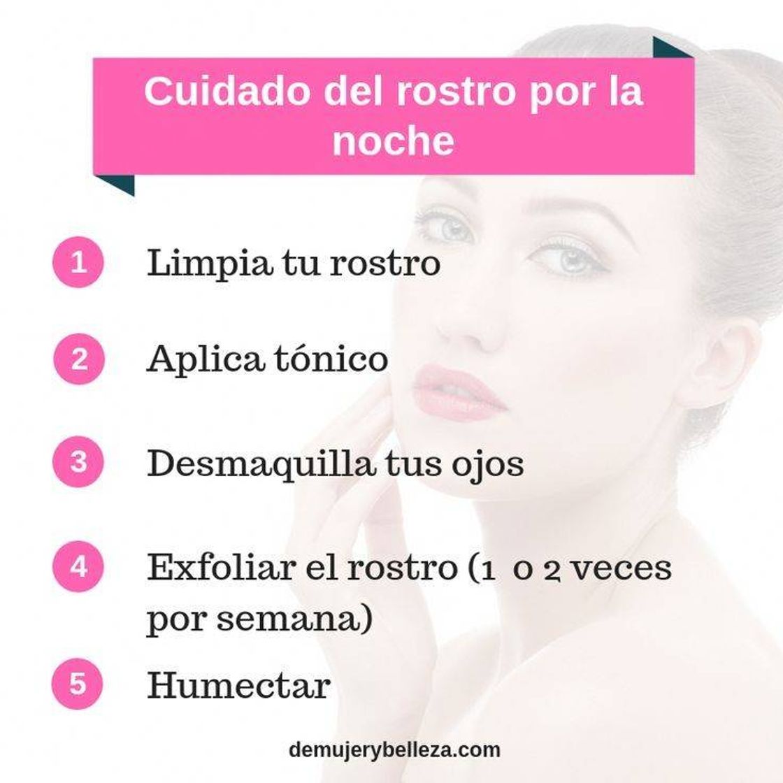 Moda Cuidado facial por la noche🤩