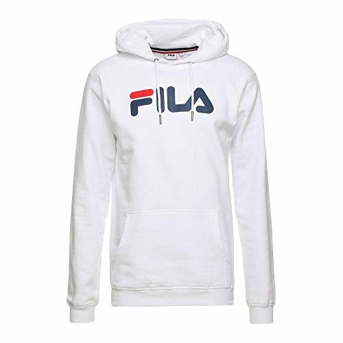 Moda Fila Sudadera Blanca Unisex L V