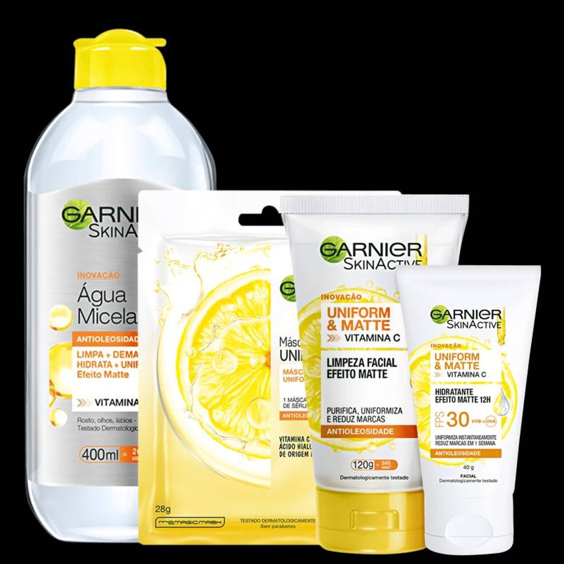 Moda Kit Garnier SkinActive Uniform & Matte 