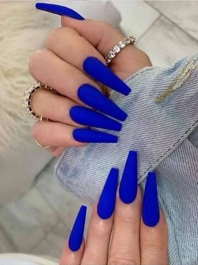 Unhas SHEIN azuis