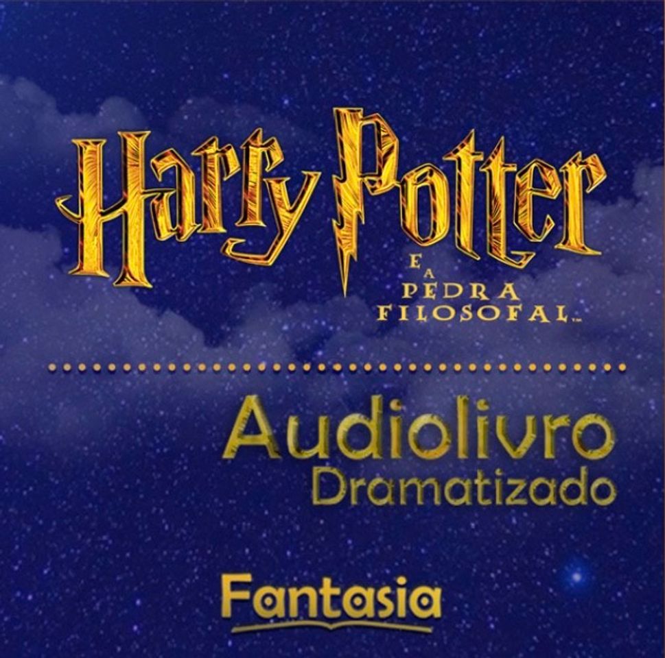 Fashion Audio livro Harry Potter e a Pedra Filosofal ⚡️❤️