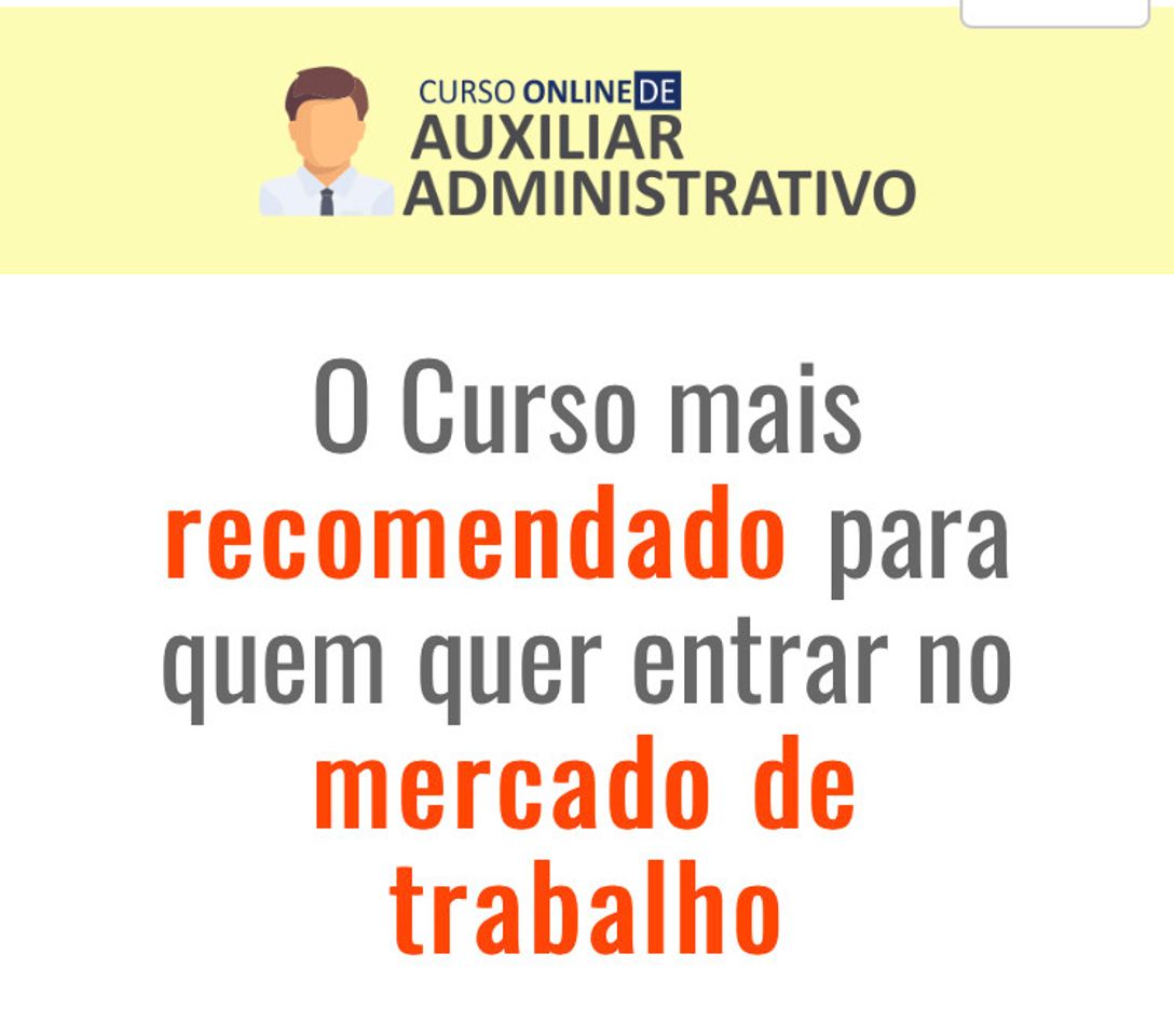 Product Curso Auxiliar Auxiliar Administrativo