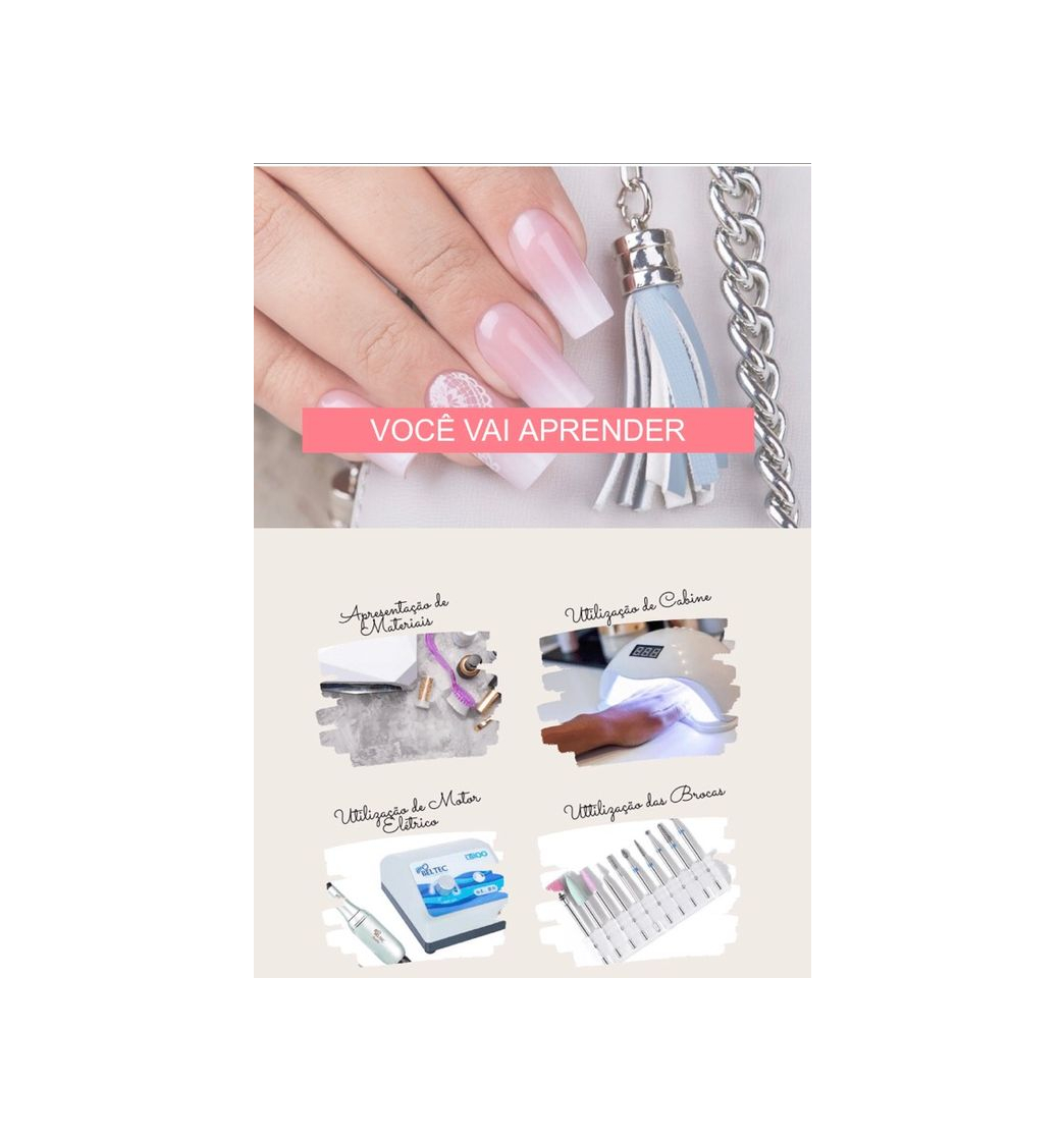 Product Primeiro Curso de Alongamento de Unhas Avançado VITALICIO