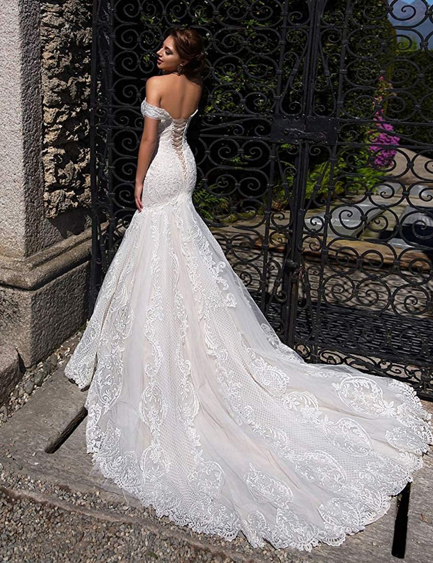 Moda Fenghauvip Mermaid Wedding Dress Off The ... - Amazon.com