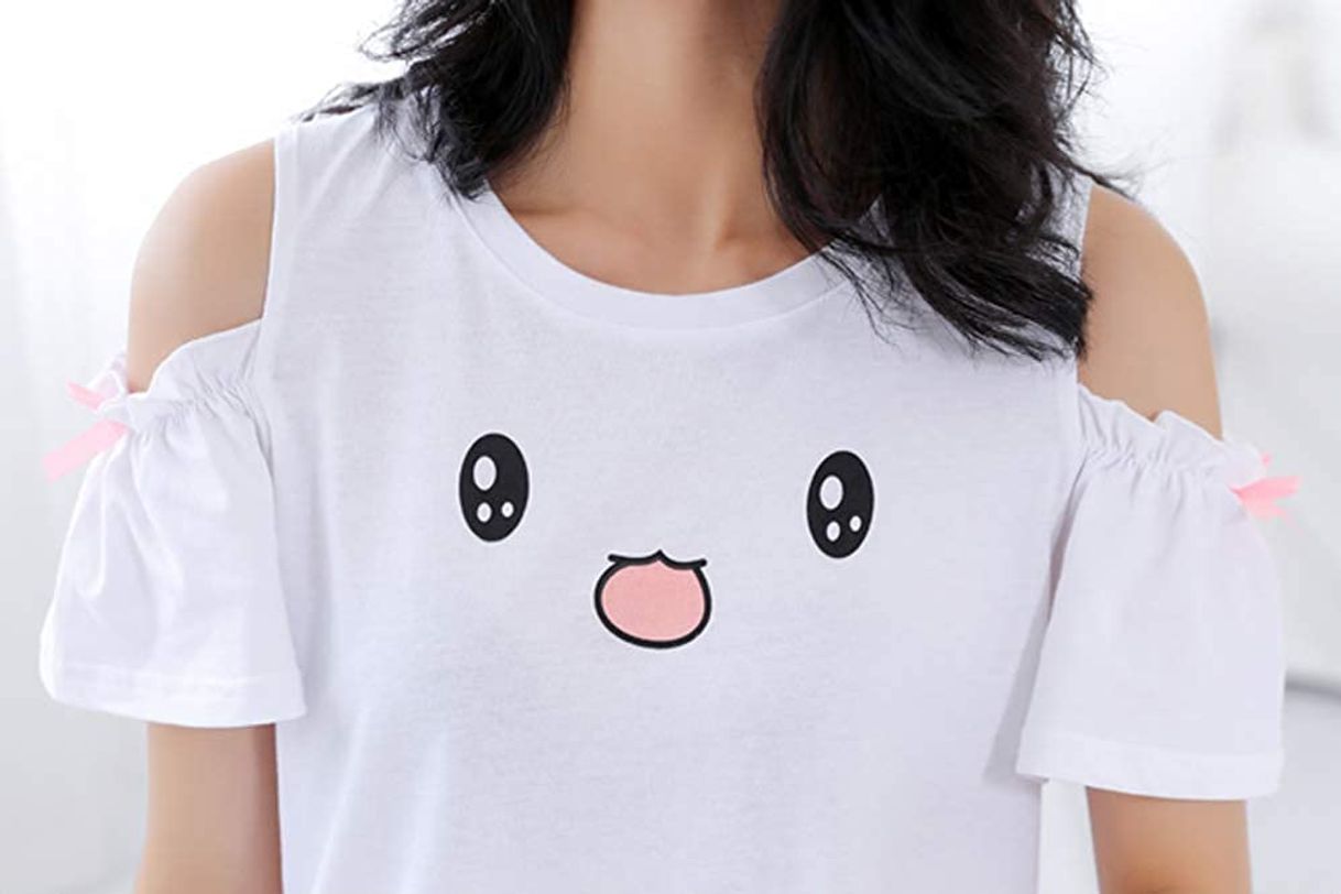 Moda Packitcute Teens' Cute Bunny Tshirt Dress Sexy Off Shoulder Lolita ...