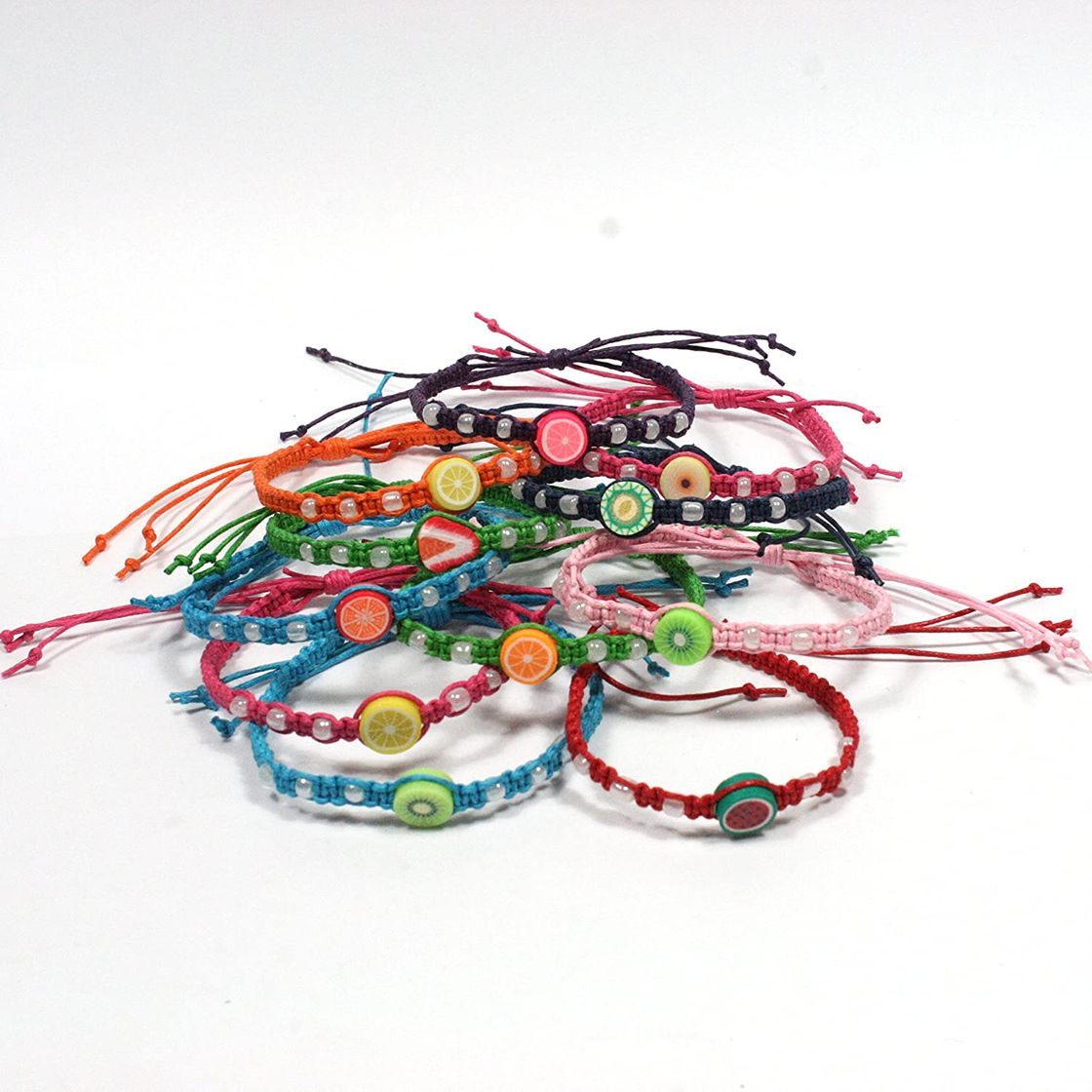 Social Macrame Friendship Bracelets Wristbands Colours