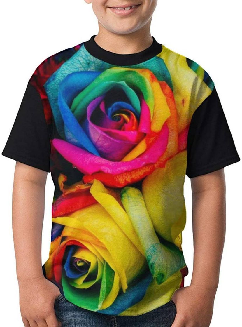 Moda WoodWorths Colorful Rainbow Flowers Teenager