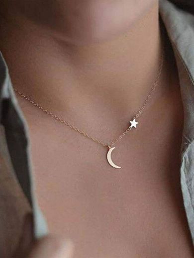 Hermashy Boho Choker Necklace Gold Moon ... - Amazon.com