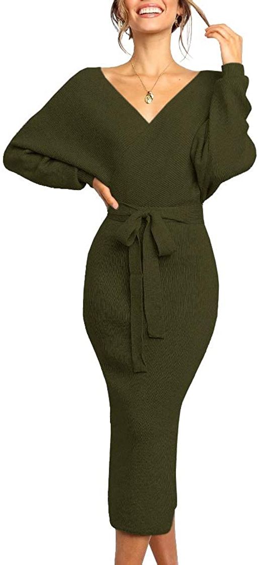 Social Chang Yun Sweater Dresses Batwing