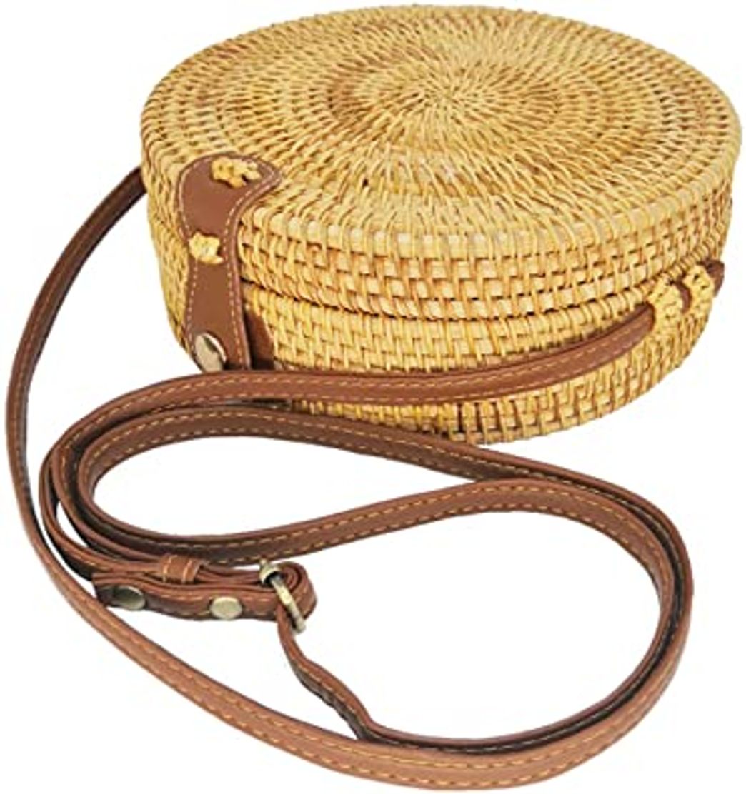 Fashion Women's Bali Rattan CrossbodyBags Handmade Straw Bags ...