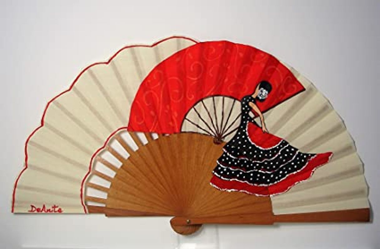 Social Abanico flamenco Ventilador plegable B0854JDXPJ amazon