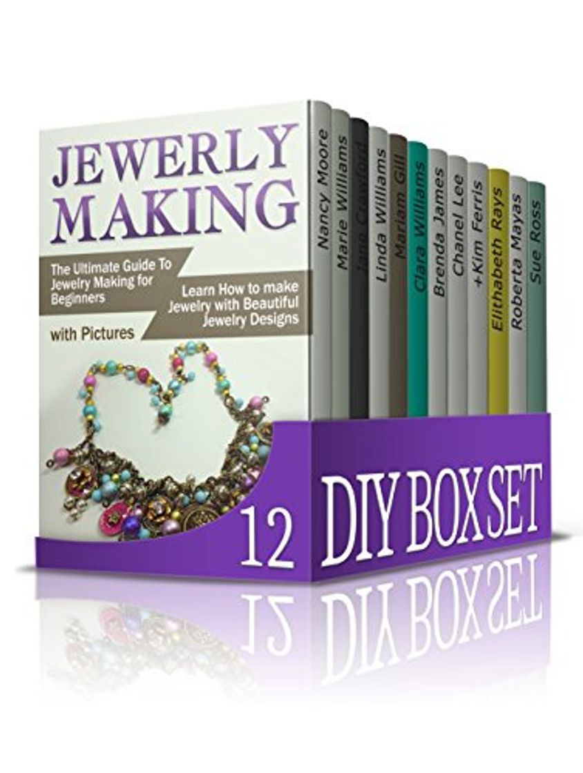 Moda DIY Box Set 12 Books: 1. Jewelry Making; 2. Candle Making; 3 ...