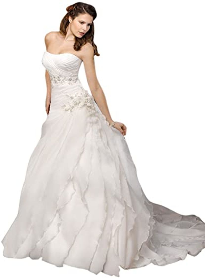 Fashion Dearta Sweetheart Organza Wedding Dresses B07C1QK3ML