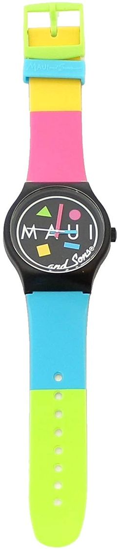 Moda Maui and Sons - Reloj multicolor: Clothing - Amazon.com