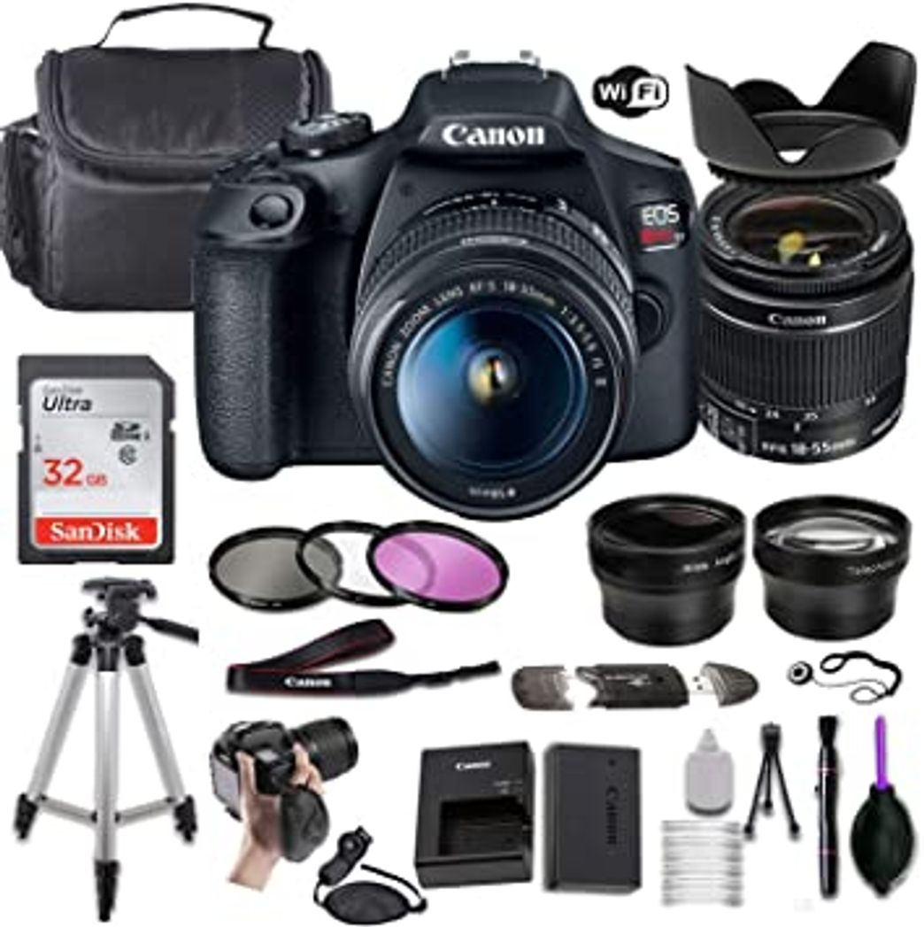 Moda Canon EOS Rebel T7 DSLR Camera with 18-55mm ... - Amazon.com