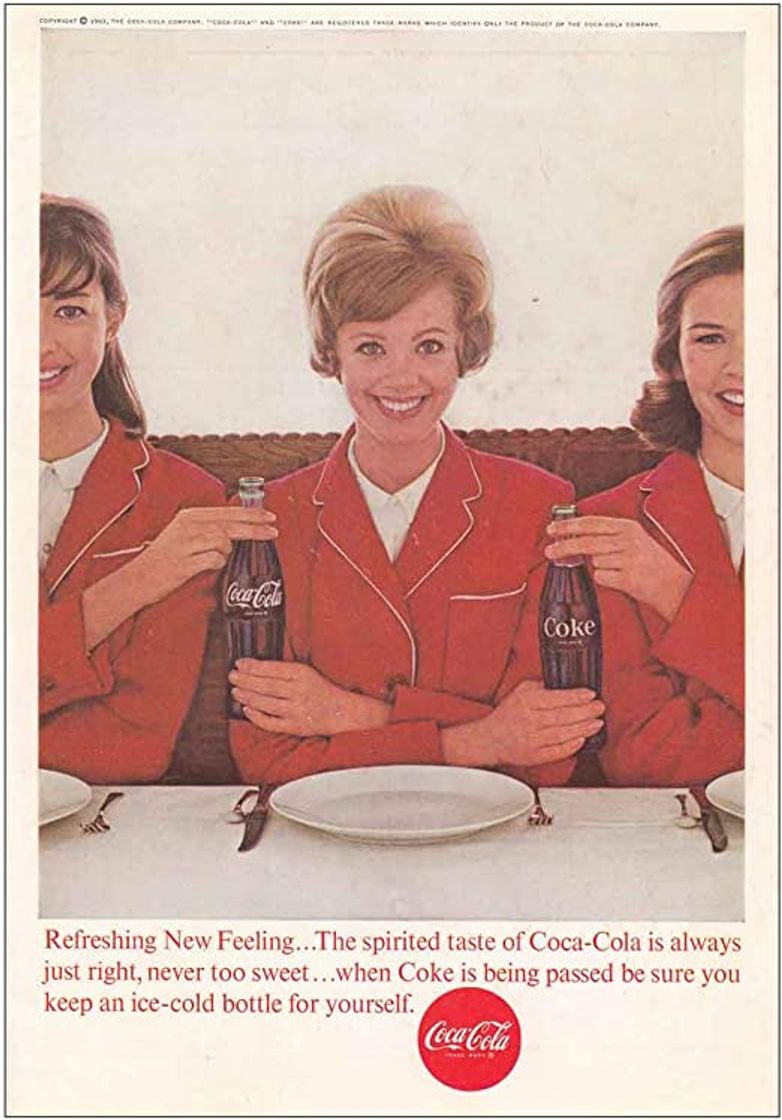 Fashion 1963 Coca Cola Spirited Taste B00QP5AVL2