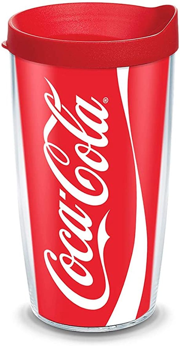 Moda Tervis Coke Can Wrap Tumbler with Red Lid, 16-Ounce: Amazon ...