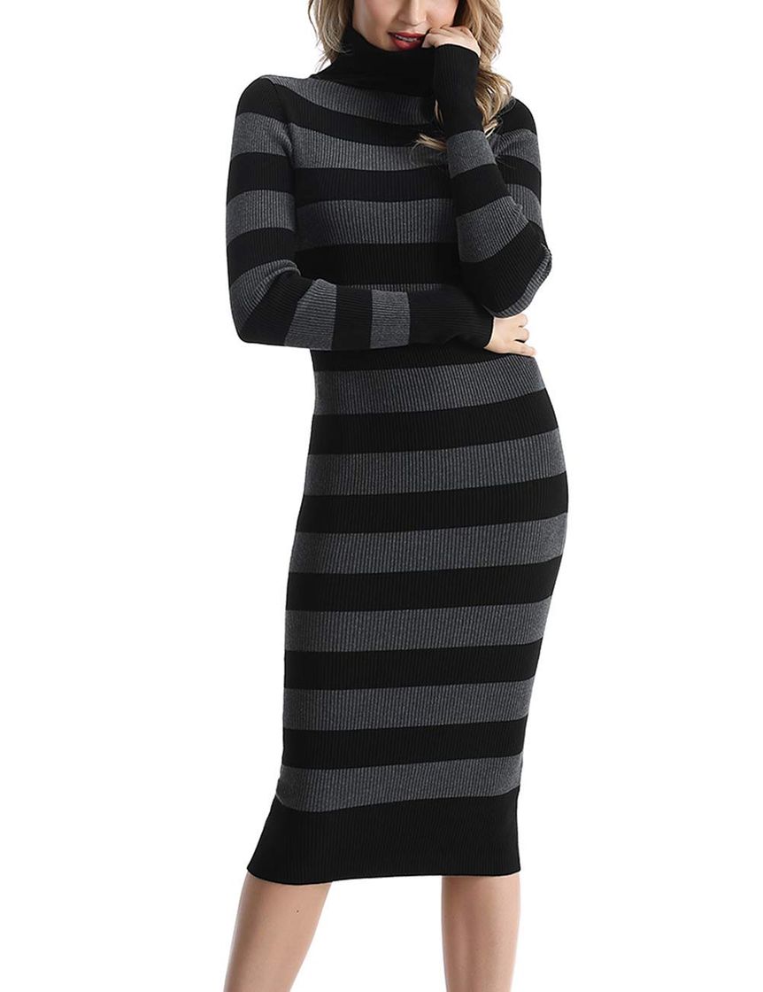 Social Rocorose Womens Turtleneck Sweater Sleeve B07YSLR69H 