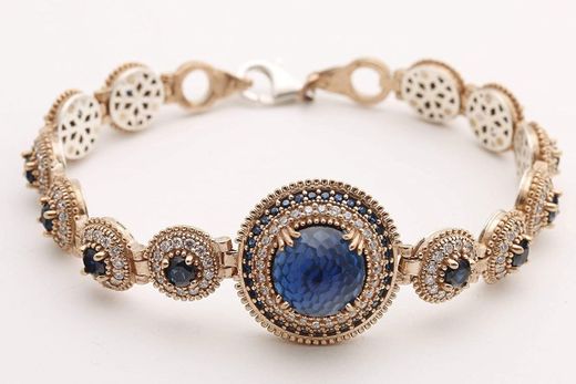 Authentic Style Turkish Handmade Jewelry Round ... - Amazon.com