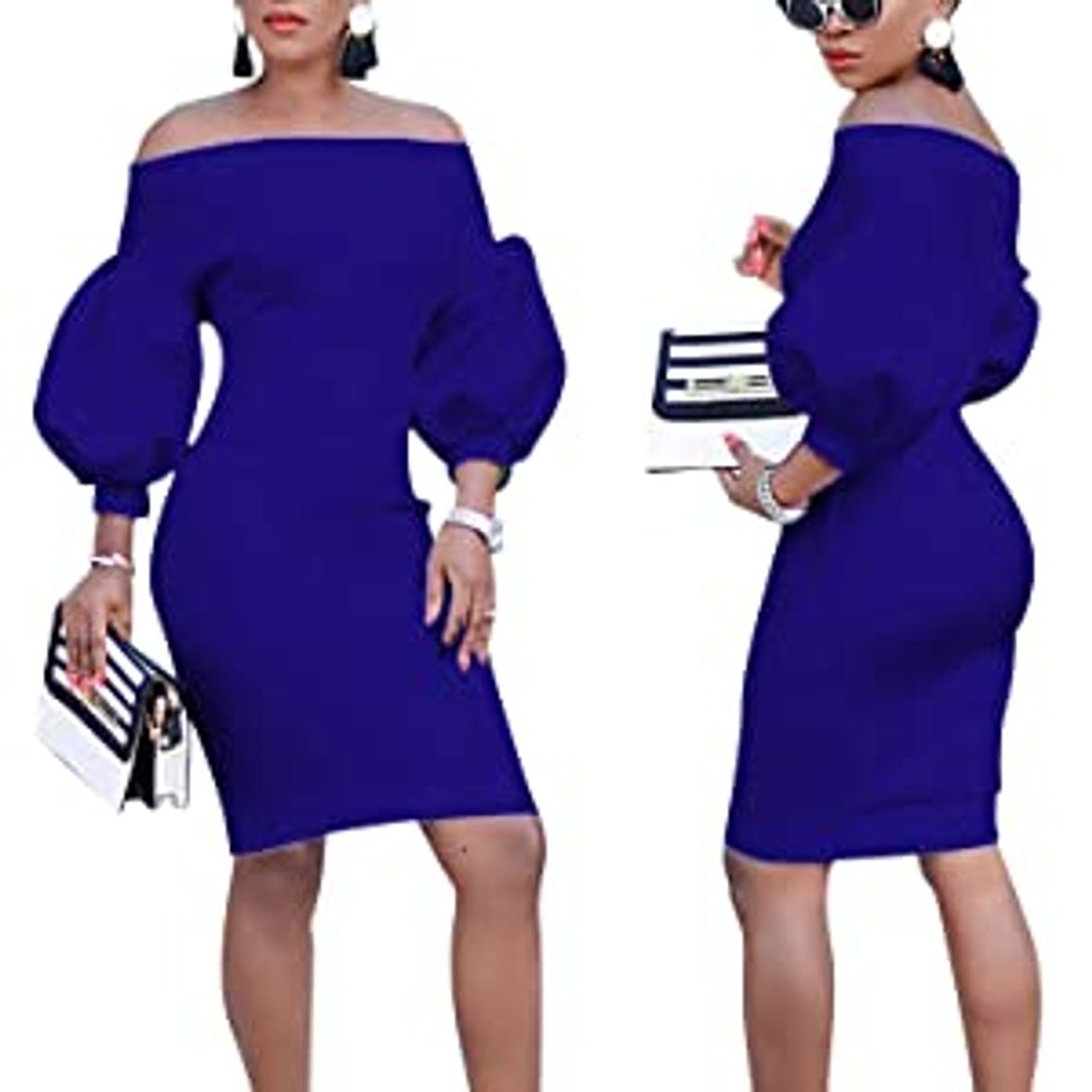 Social Amazon.com: Ophestin Women Puff 3/4 Sleeve Off The Shoulder ...