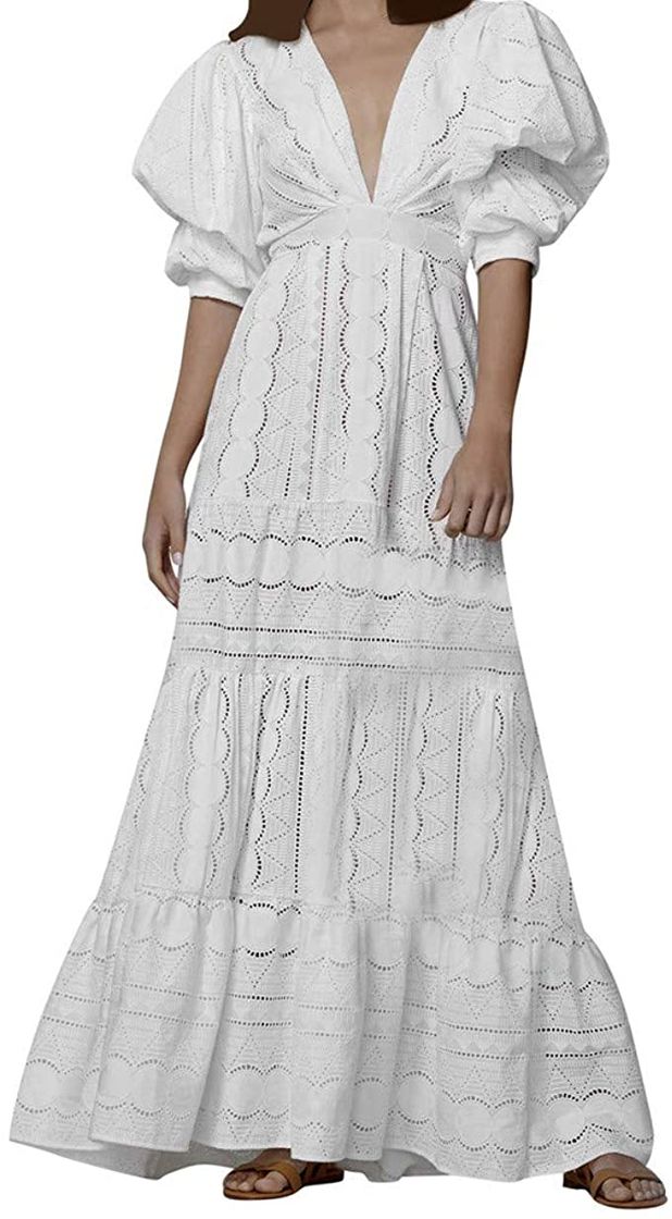 Social Amazon.com: Ellymi Boho Women Holiday Lace Hollow Out ...