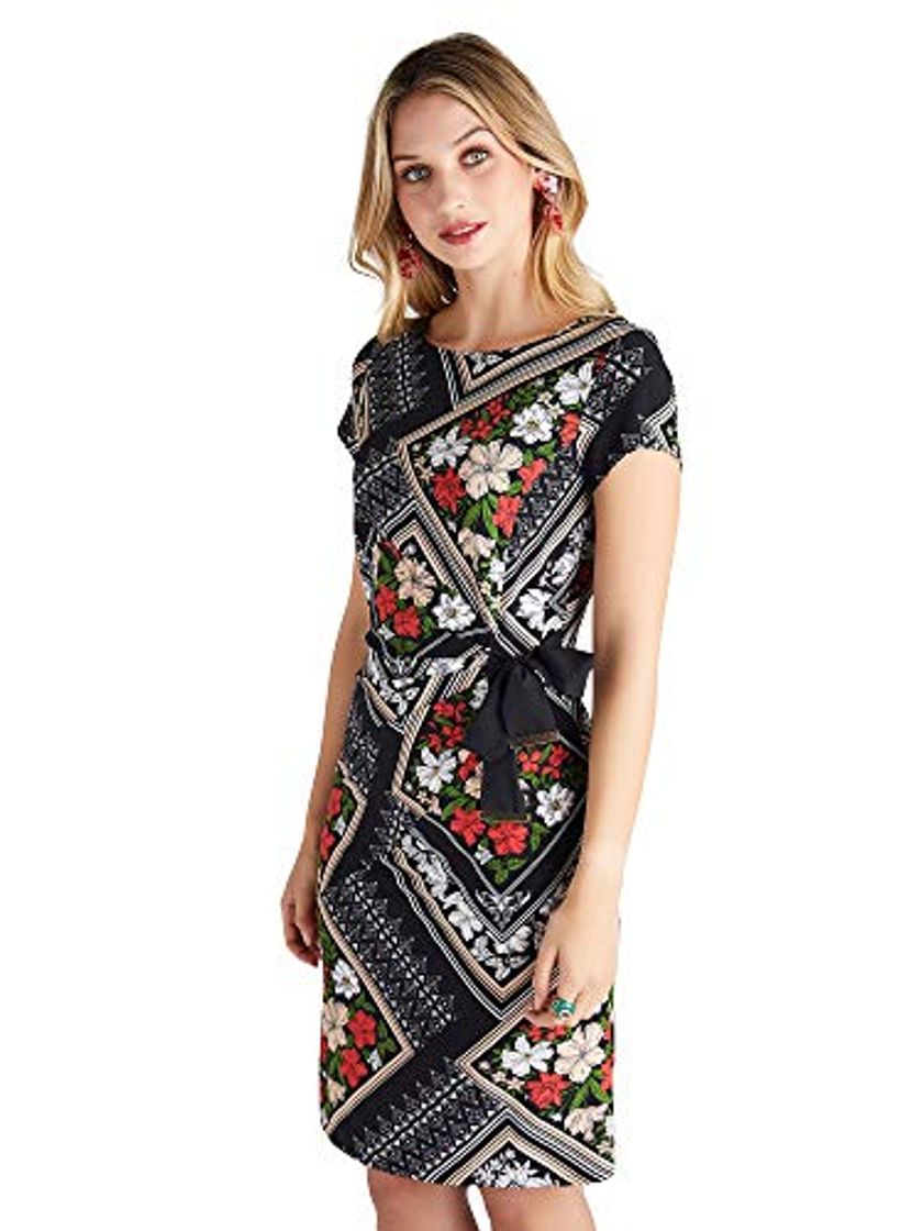 Fashion YUMI Floral Jersey Vestido Fabricante