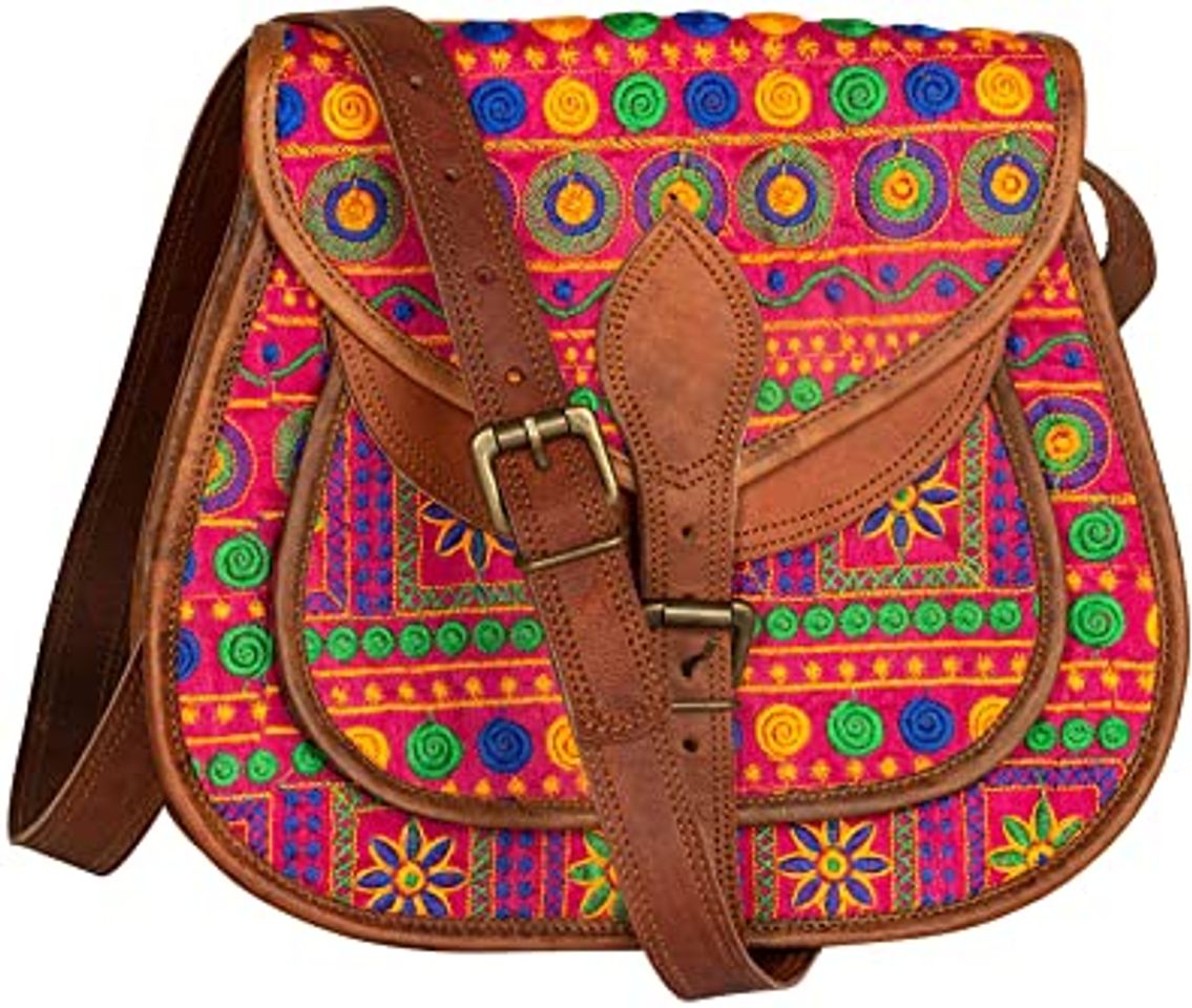 Moda Leather Purse Boho Colorful Crossbody Satchel ... - Amazon.com