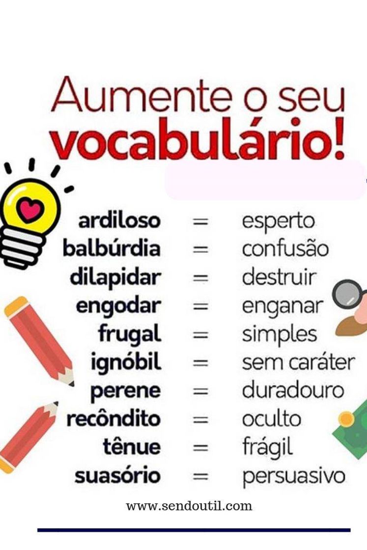 Moda palavras para aumentar seu vocabulário 