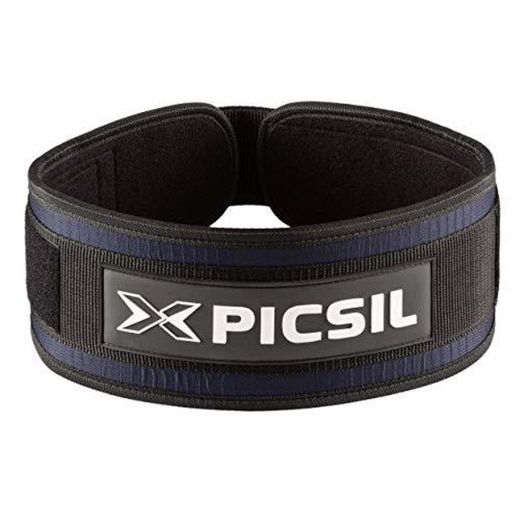 PicSil Cinturón para Crossfit, Powerlifting, Fitness, Musculación para Altas Cargas