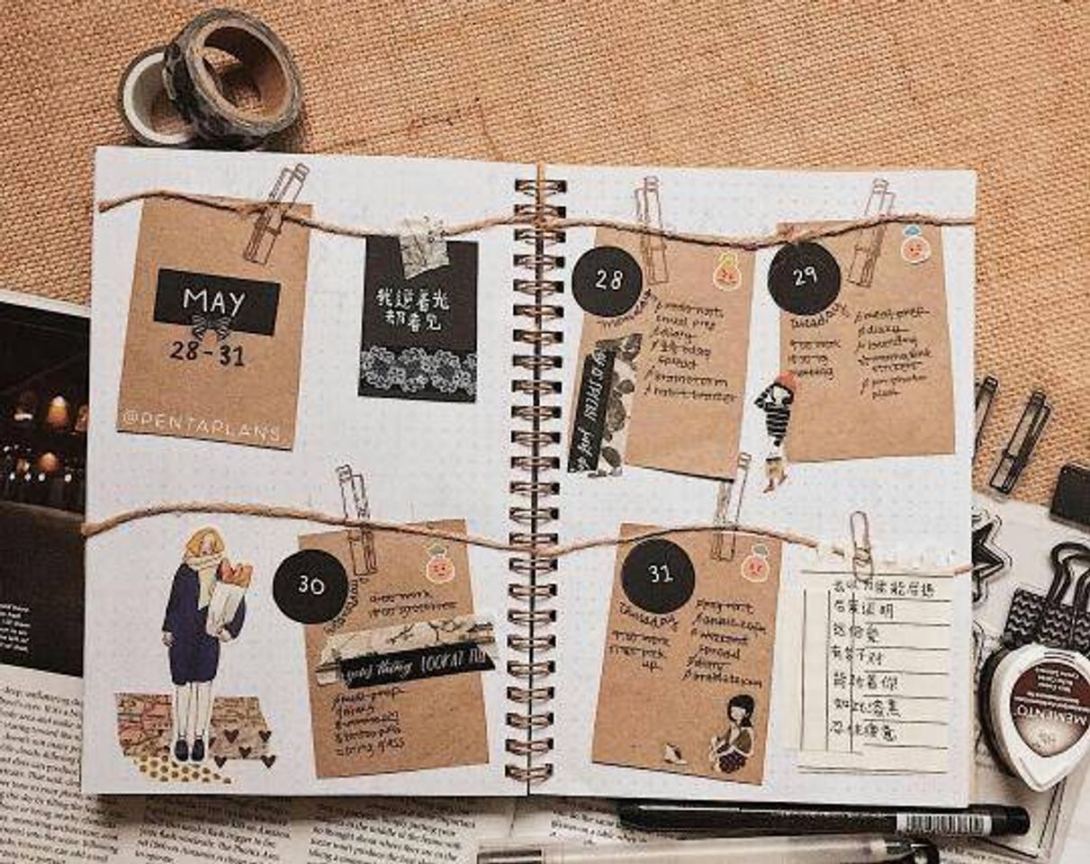 Moda Caderno personalizado