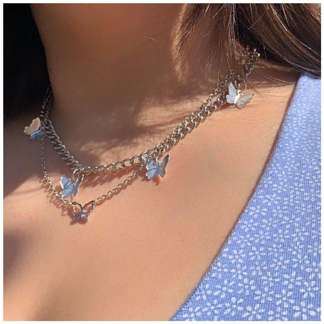 Moda Butterfly choker