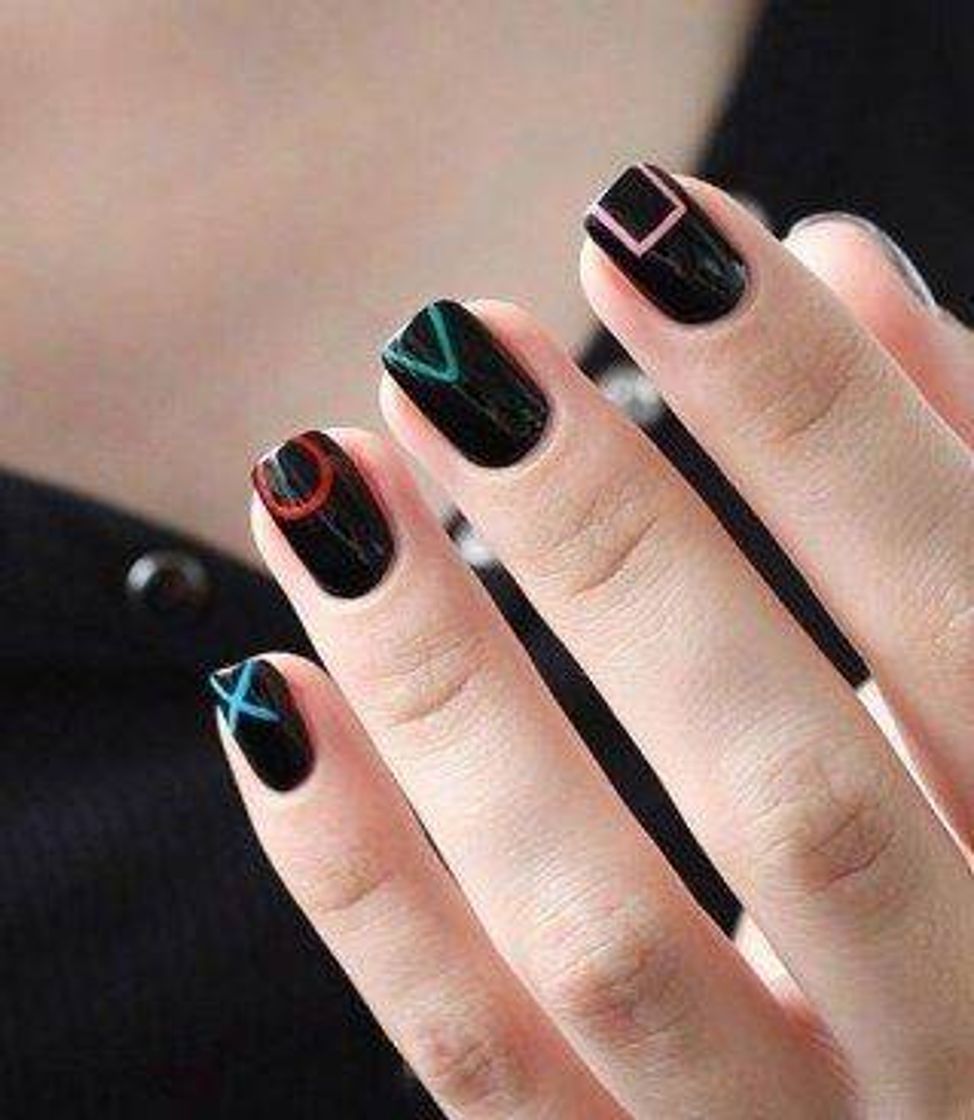 Moda Nail art gamer