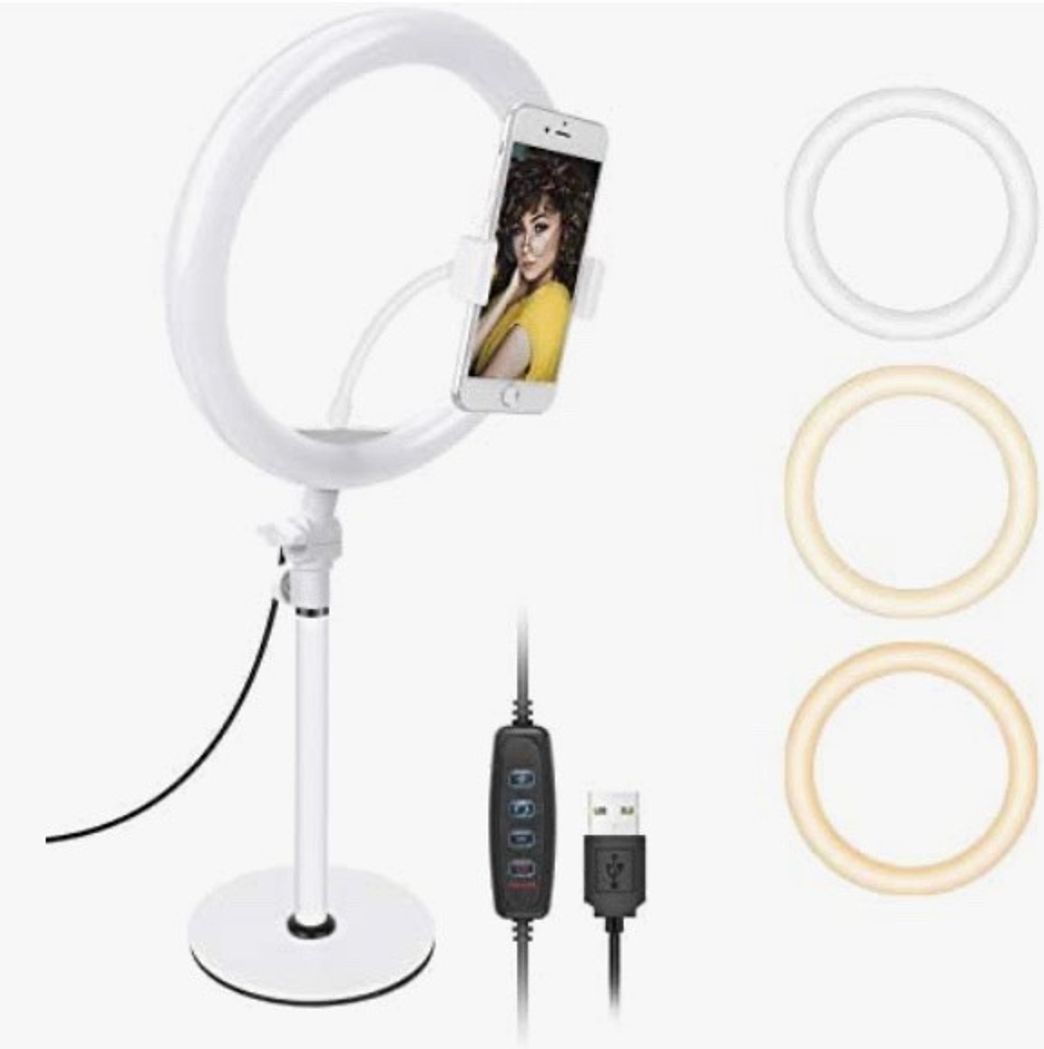 Moda Ring Light USB Pequena 