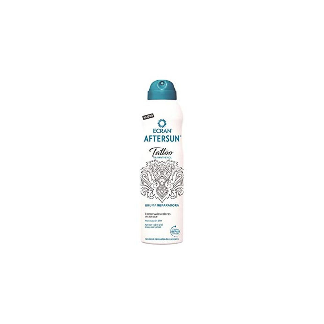 Belleza ECRAN Aftersun bruma reparadora tattoo spray 250 ml