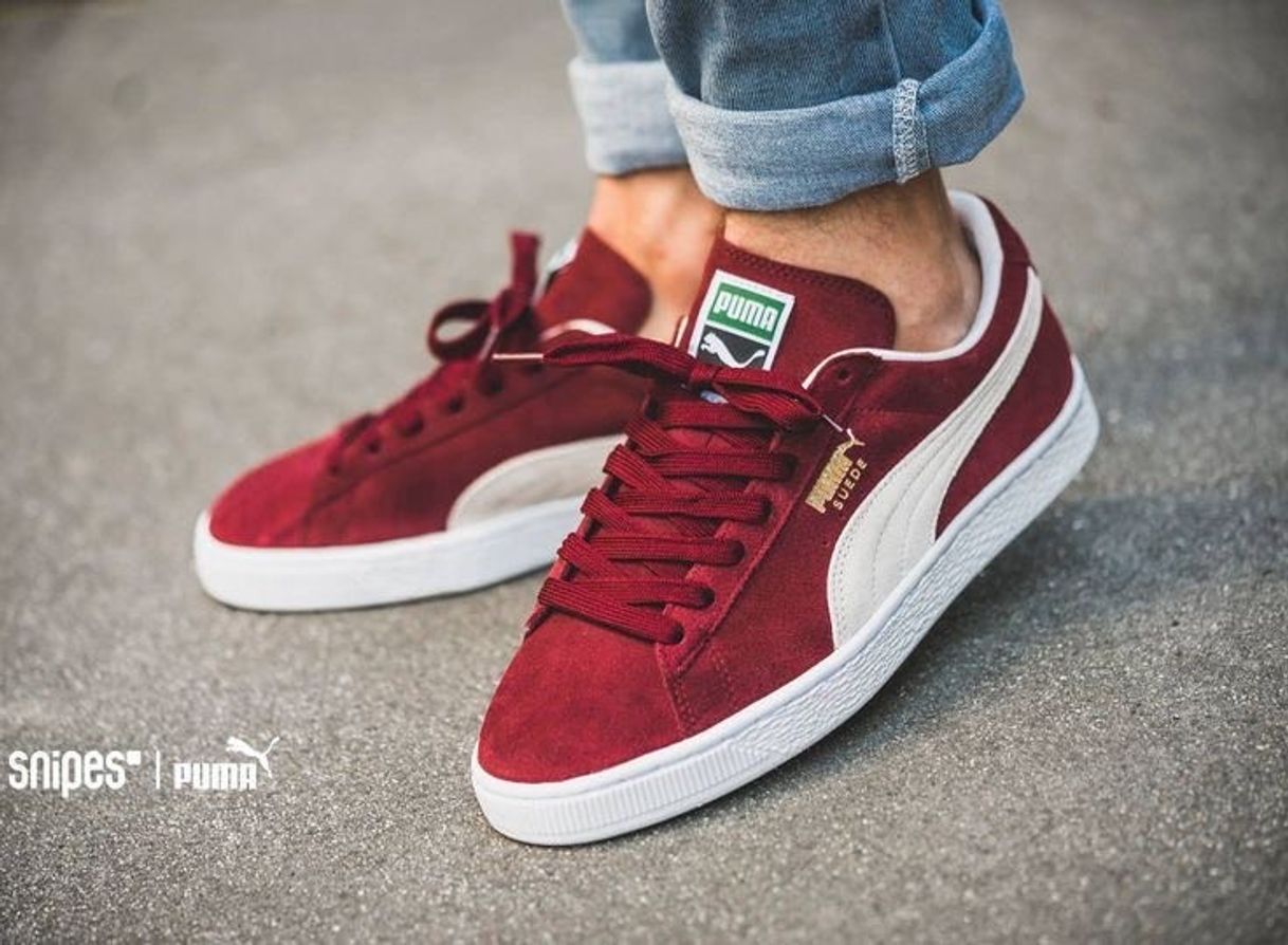 Fashion Puma Suede Vinho