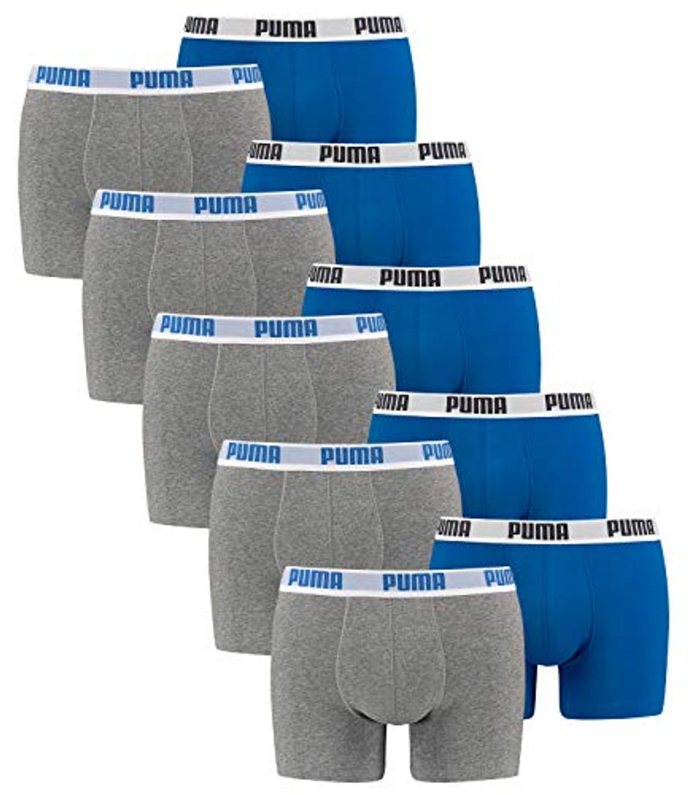 Moda 10 er Pack Puma Boxer Boxershorts Men Pant Underwear blue grey size L