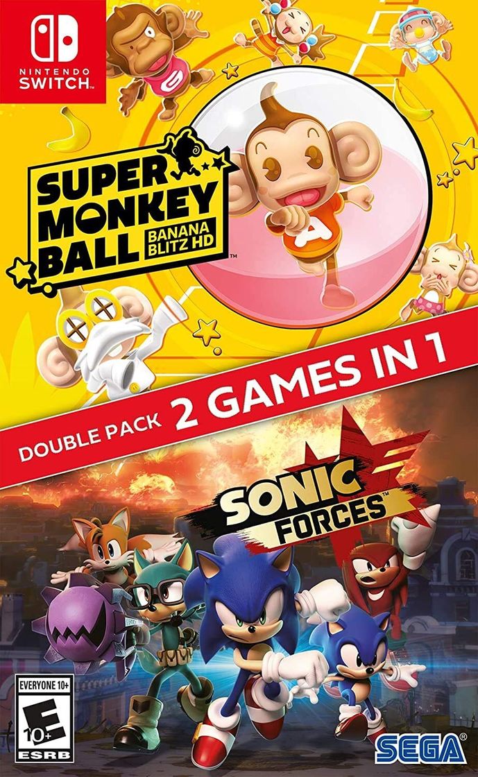 Videogames Sonic Forces + Super Monkey Ball: Banana Blitz HD Double Pack