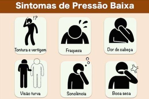 Sintomas da pressão baixa 