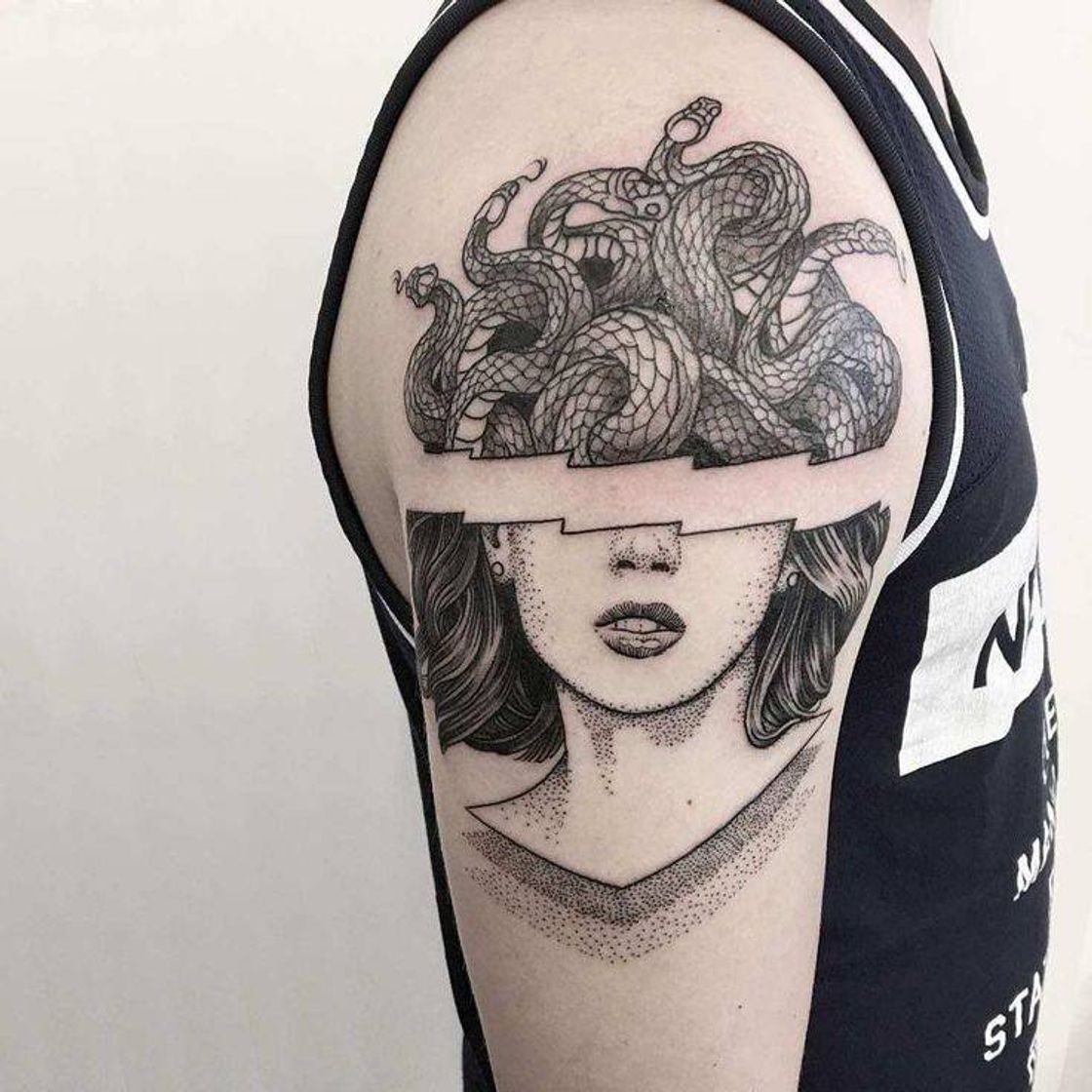 Fashion Tatoo Medusa