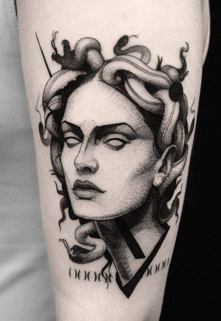 Moda Tatoo Stilo Medusa 