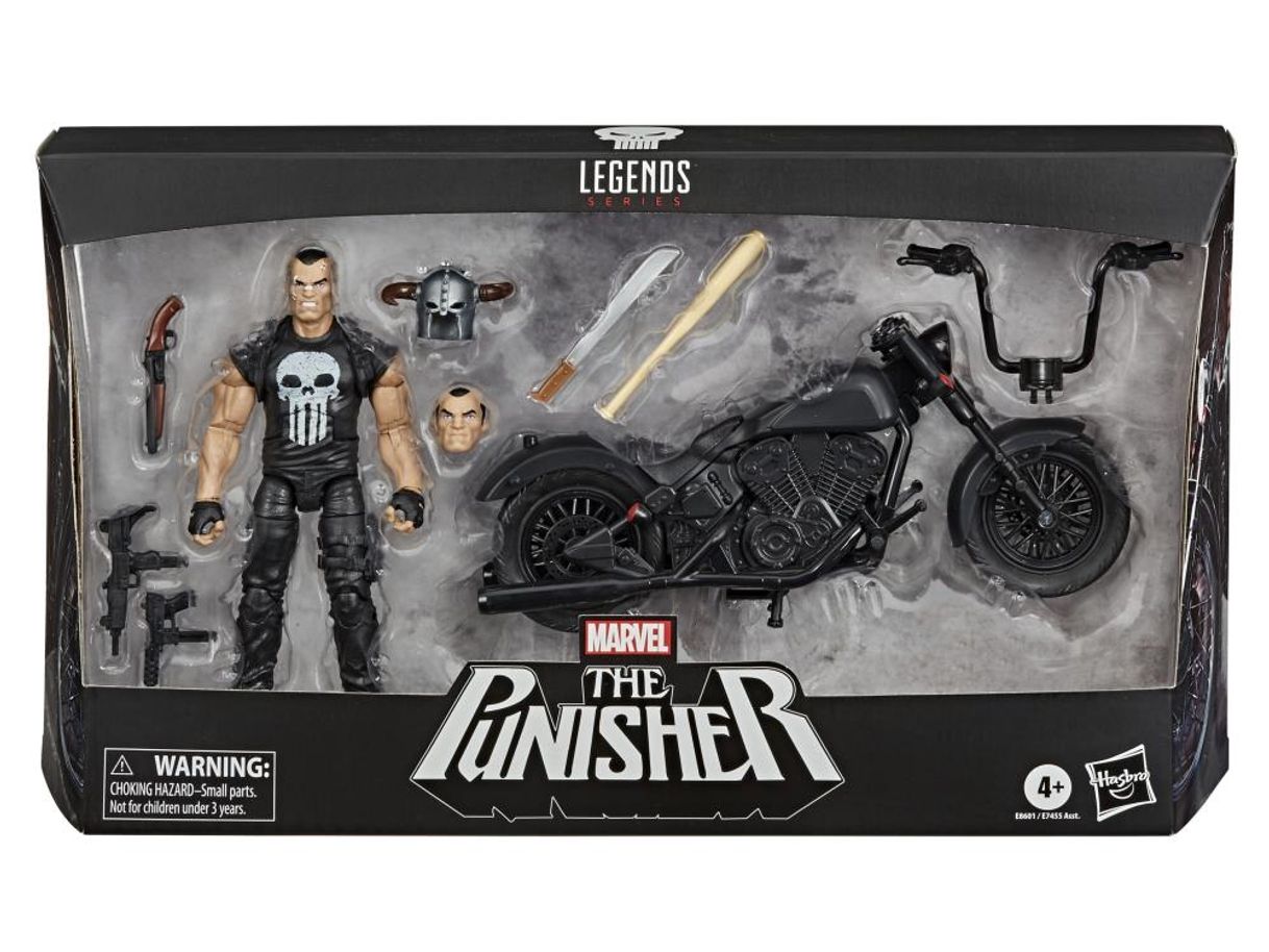 Fashion Marvel legends Punisher en moto Hasbro 