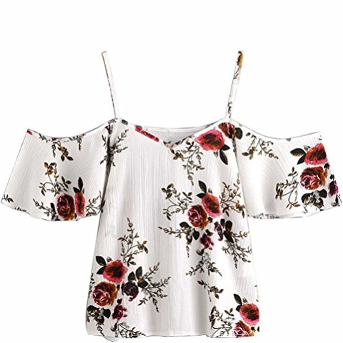 Product Blusa Sexy Mujer Camisetas sin Mangas de Verano de Mujeres Blusas Florales