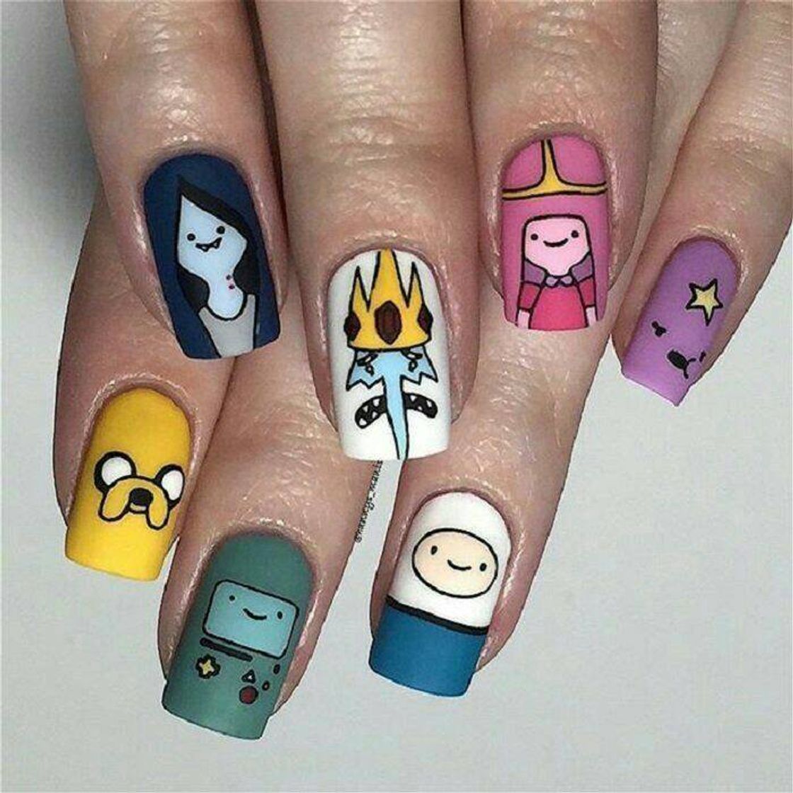 Moda Unhas desenho animado❤