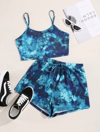 Tiedye blue 